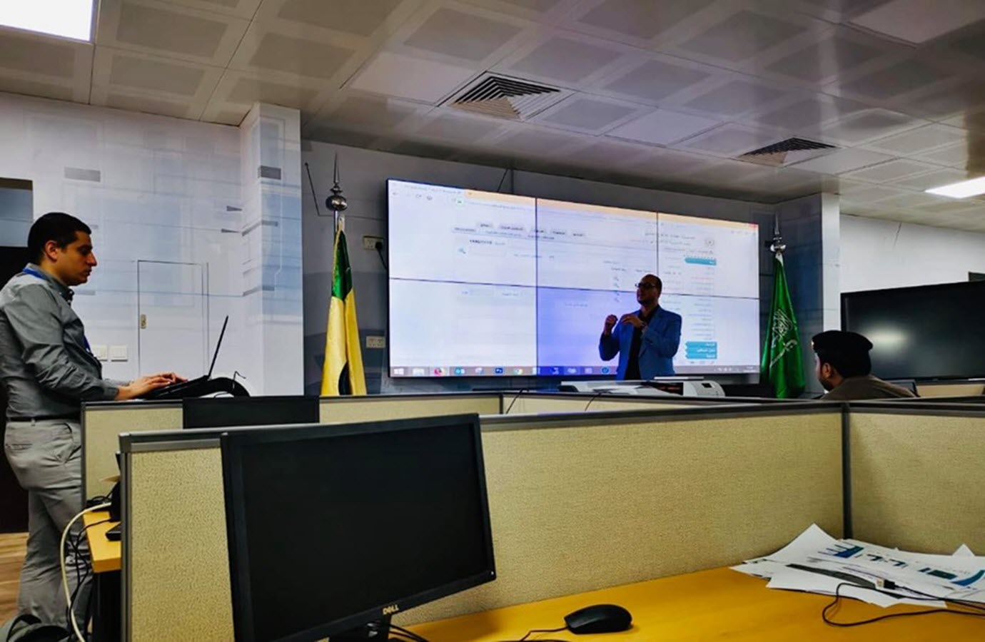Alqemam held a workshop  at The General Directorate of Civil Defense at Riyadh
